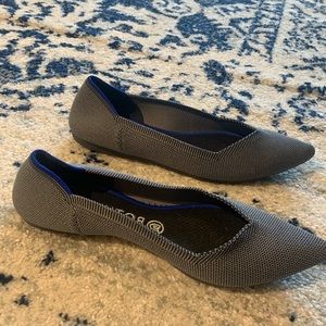 EUC rothy’s point cloud gray Birdseye